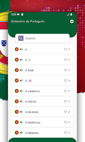 Dicionário de Português Screenshot 1