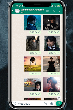 Wednesday Addams Stickers 2023 Screenshot 1