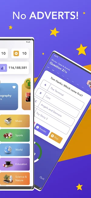 Quiz Stars Trivia Challenge Screenshot 1