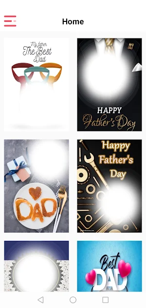 happy fathers day photo frame Screenshot 0