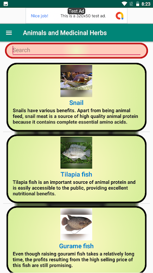 Animals and Medicinal Herbs Screenshot 3