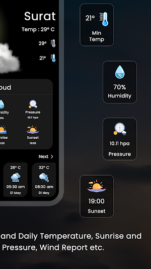 Weather Forecast Alerts Widget Screenshot 2