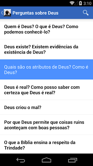 Tens Perguntas? Screenshot 3