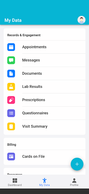 1O Patient Portal Screenshot 0