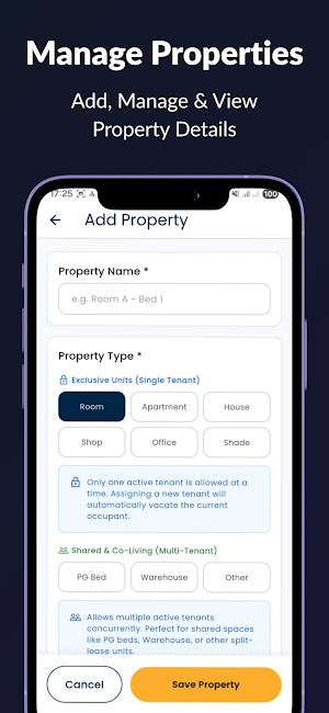 Rent Manager - Landlord App Screenshot 1