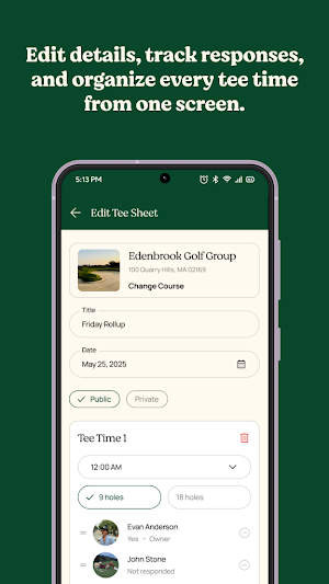 Tee Sheet – Golf Tee Time Screenshot 3