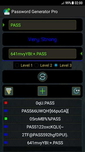 Strong Password Generator Screenshot 0