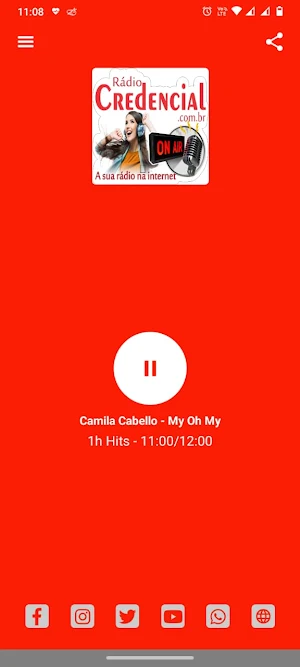 Rádio Credencial Screenshot 2