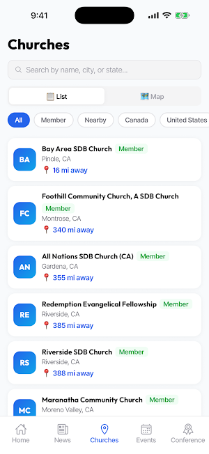 SDBConnect Screenshot 2