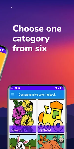Comprehensive coloring book Screenshot 1