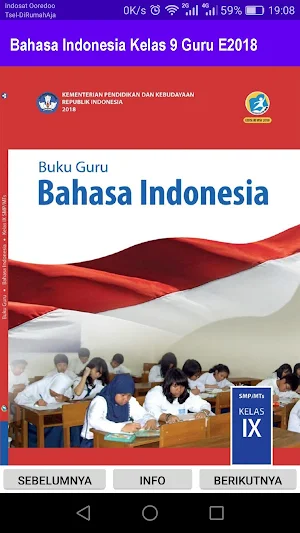 Bahasa Indonesia Kelas 9 Guru E2018 Screenshot 0