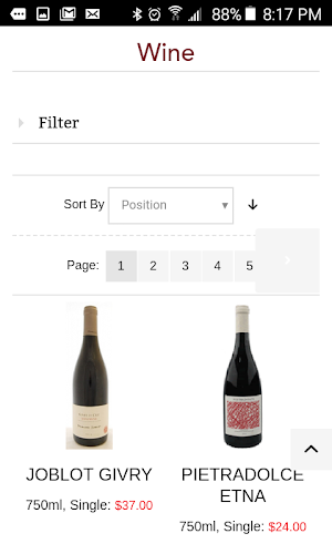 Lower Falls Wine Co. Screenshot 2
