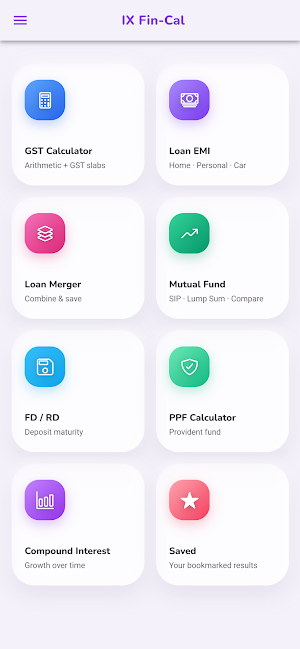 IX Fin-Cal Screenshot 0
