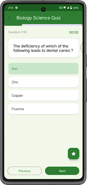 Biology Science Quiz Screenshot 3