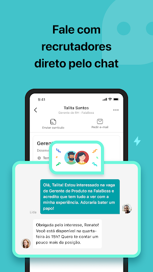 FalaBoss: Vagas por Chat Screenshot 3