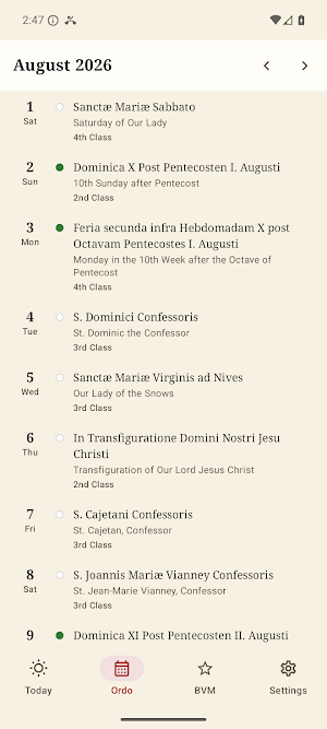 Officium: 1962 Roman Breviary Screenshot 2