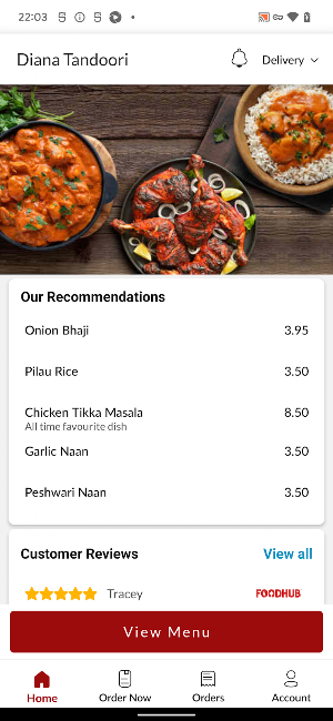 Diana Tandoori Screenshot 1