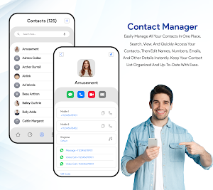 Contact : Phone Dialer & Calls Screenshot 0