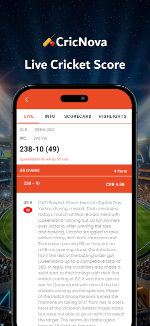 CricNova – Live Cricket Score Screenshot 2