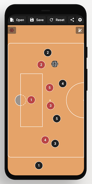Roller Hockey Tactic Board Screenshot 3