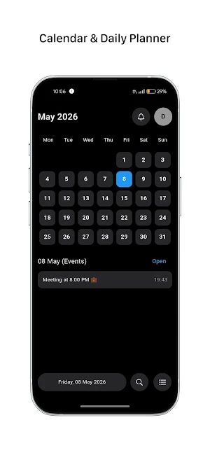 Calendar: Daily Planner Screenshot 1