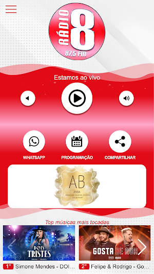 Rádio 8 FM 87,5 FM Screenshot 2