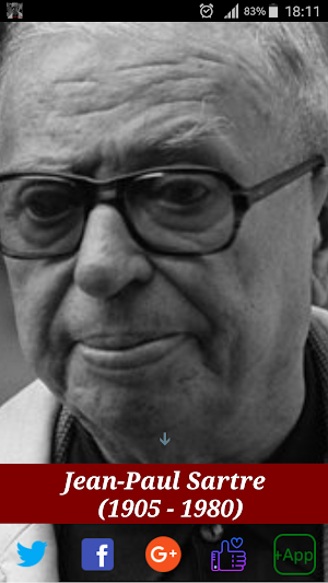 Citation De Jean-Paul Sartre Screenshot 0