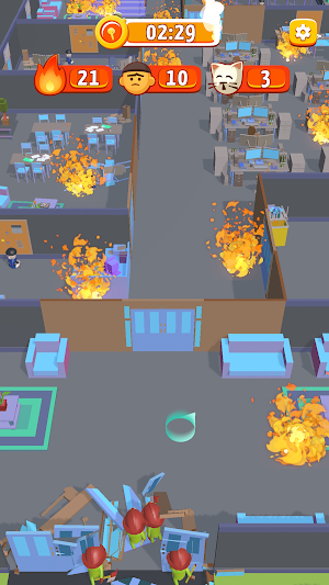 Crowd Fire 3D Screenshot 1