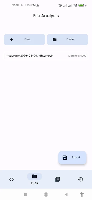 Regex Tester: Pattern Scanner Screenshot 1