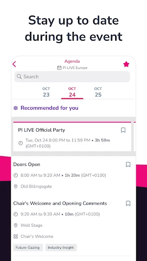 PI LIVE Europe Screenshot 2