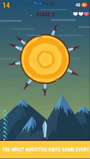 Knife Slice - Fruit Hit Game Screenshot 0