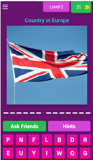 Smart Quiz: Guess The Flags Screenshot 2