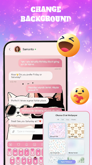 Color SMS: Custom Messenger WA Screenshot 0