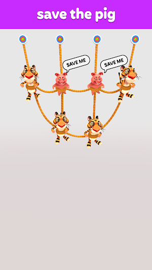 Rope Cutting Sort Screenshot 0