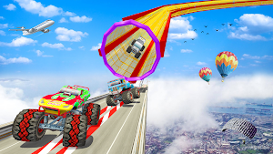 Monster Truck Impossible Tracks Racing- Stunt Game Screenshot 3