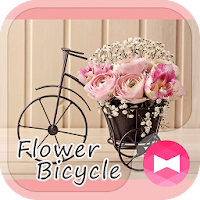 Cute Wallpaper Flower Bicycle