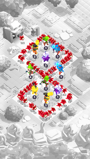 Royal Wars: TD Merge Battles Screenshot 1