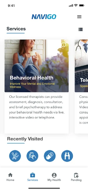 Navigo Health Screenshot 1