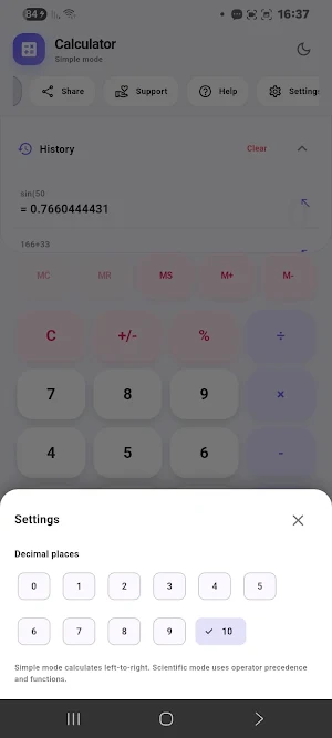 Calculator Pro Screenshot 2
