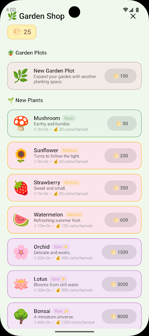 Tap Garden Screenshot 2