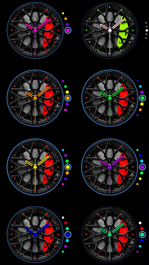 G63 Car Rim Watch Face Screenshot 1