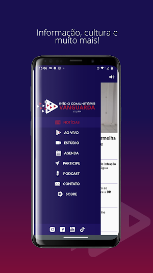 Vanguarda FM Screenshot 1