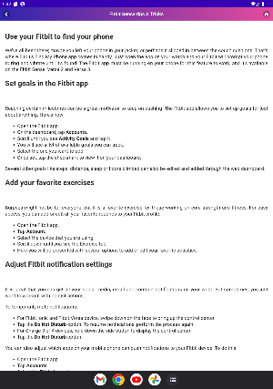 User Guide for Fitbit Sense Screenshot 3