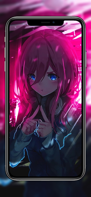 Miku Nakano Anime Wallpaper Screenshot 3