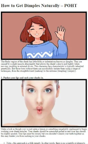 How to Get Dimples Naturally Screenshot 2