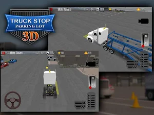 Truck Stop Parking Lot 3D Screenshot 0