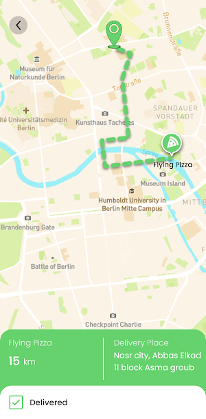 Bestellhalal - Fahrerapp Screenshot 1