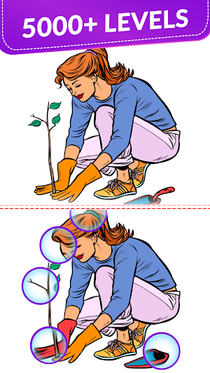 Spot 5 Differences: Find them! Screenshot 3