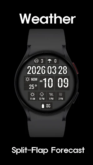 Weather Watch Face 02 Screenshot 2