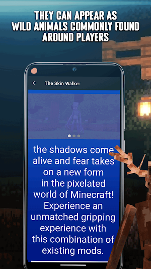 SkinWalker Horror Mod for MCPE Screenshot 3